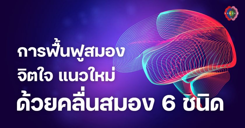 การฟื้นฟูสมอง จิตใจ แนวใหม่ ด้วยคลื่นสมอง 6 ชนิด